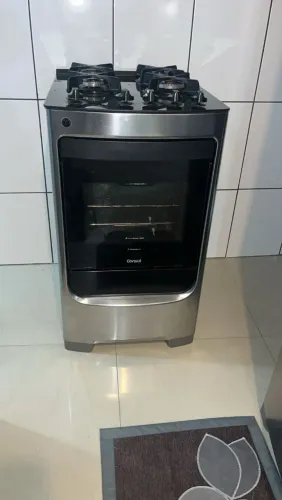 Fogão mesa de vidro temperado 4 bocas Consul.