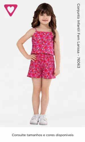 Conjunto infantil feminino Larissa