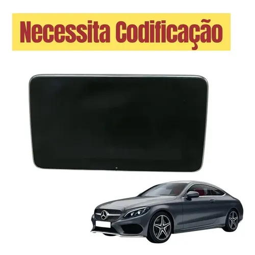 Central Multimídia Mercedes C250 2015 2016 2017 Original Preto