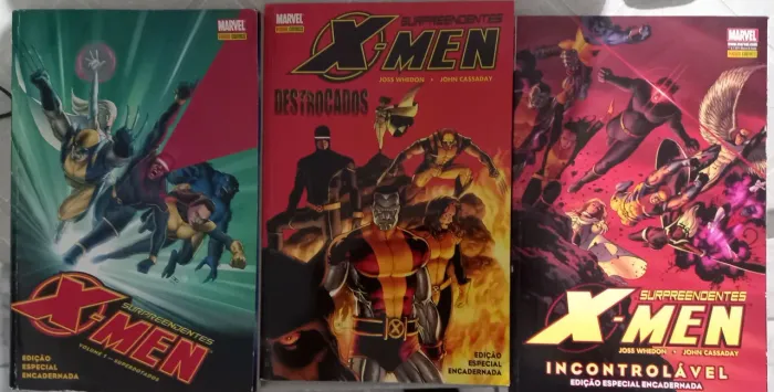 Surpreendentes X-Men - Coleção de hq completa em 3 volumes