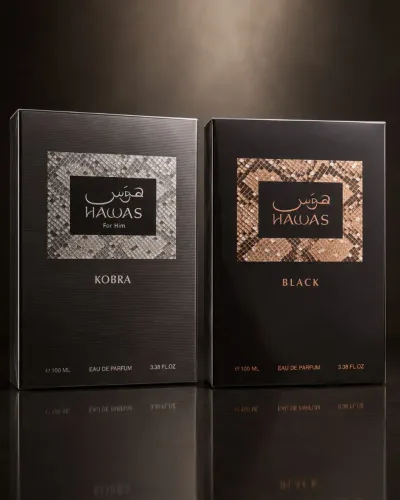Combo Perfumes Hawas Kobra + Hawas Black - Originais