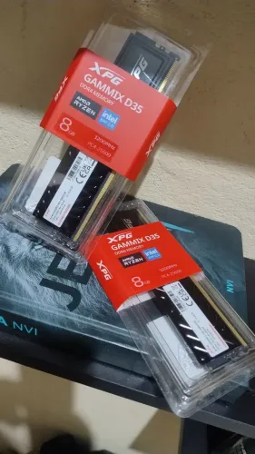 2 Memória ram XPG Gammix D35, 8GB 3200MHz, DDR4