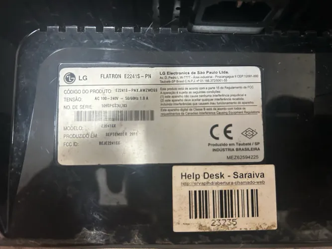 Monitor LG Flatron 21,5? Full HD LED