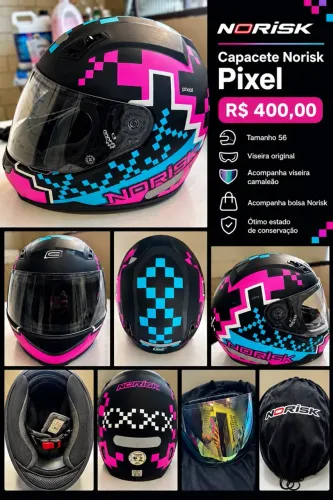 Capacete Norisk Pixel - Tam. 56