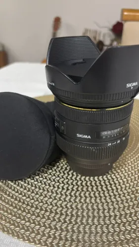 Lente Sigma 24 70 2.8 para Nikon com acessorios