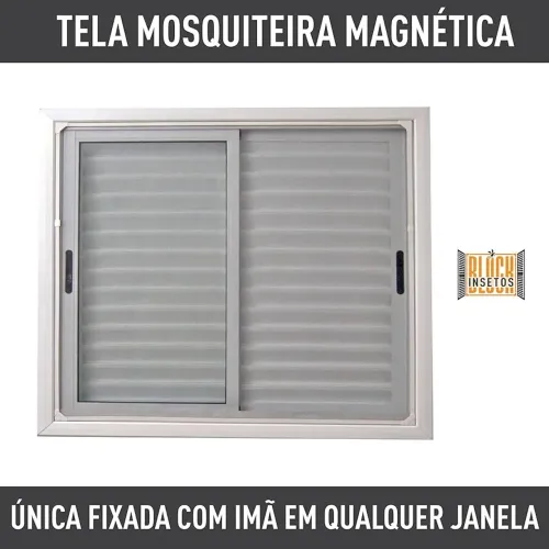 Tela Mosqueteira Magnética Branca 65x65