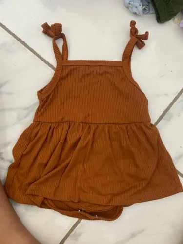 Body vestido NOVO MARROM