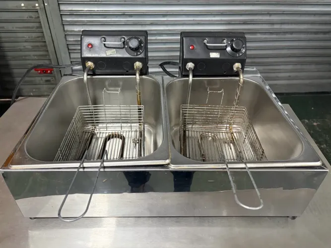 Fritadeira eletrica dupla 10 litros