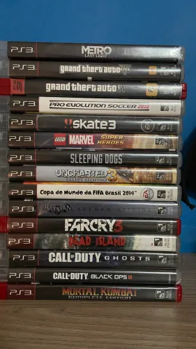 lote de jogos ps3 originais em perfeito estado