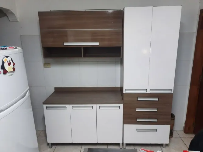 Conjunto móvel modular de cozinha 3 peças