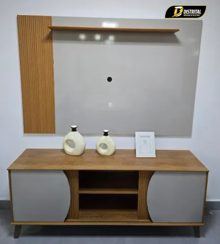Painel e Rack TV até 60" Domo Novo