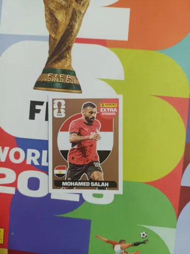 Extra sticker Mohamed Salah bronze Cup 26