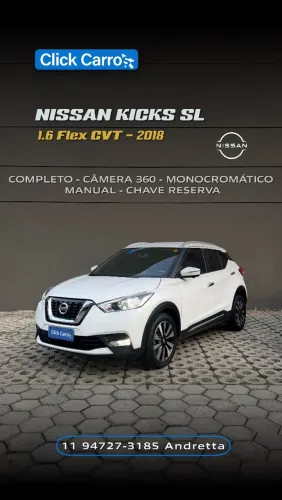 Nissan Kicks SL 1.6 16V Flexstar 5P Aut. 2018
