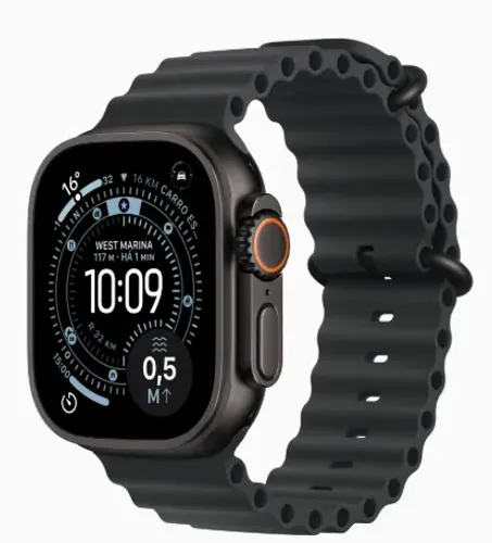 Apple Watch Ultra 3 Black Ocean Band Preta lacrado