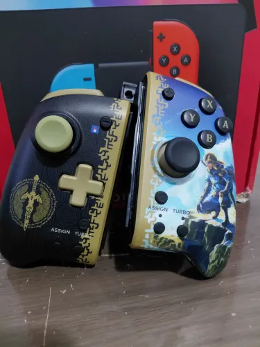 Controle hori split pad pro para Nintendo Switch edição zelda