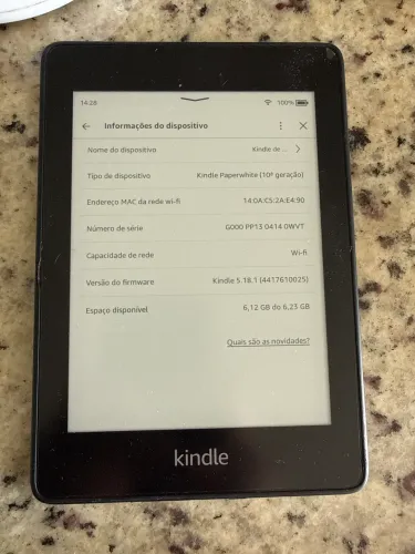 Kindle Paperwhite 10ª Geração Wi-Fi