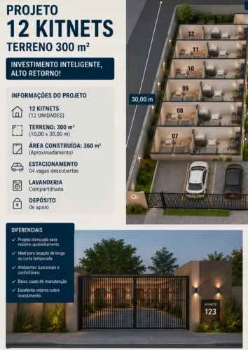 Terreno de esquina 300m² proximo a Udesc escriturado com viabilidade para edificação