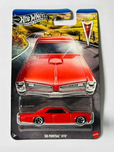 Hot Wheels Silver Series - 1966 Pontiac GTO | Base de Metal "CHASE"