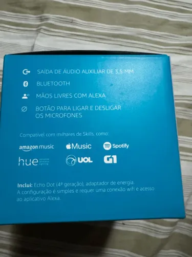 Echo Dot 4 Geração com Alexa usada Ótimo Estado e na Caixa