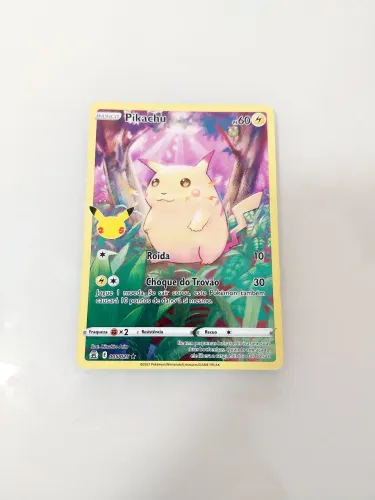 Pikachu full art 1/25. 2021