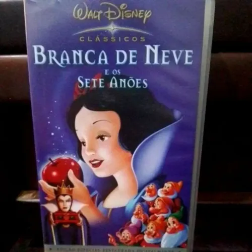 Vhs a branca de neve e os sete anões (dublado)