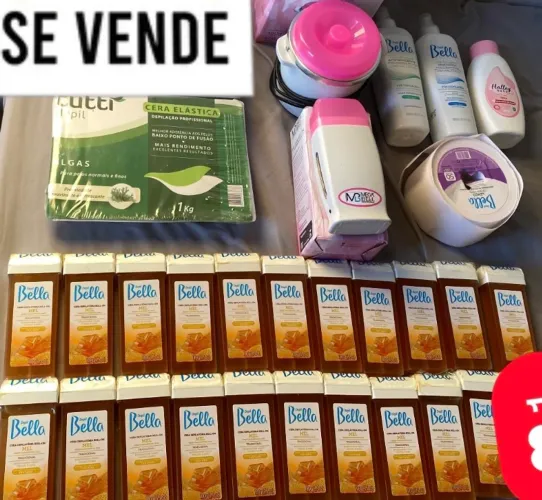 Kit depilação profissional
