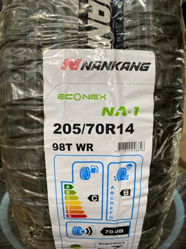 Pneu 205/70 R14 Nankang Faixa Branca 