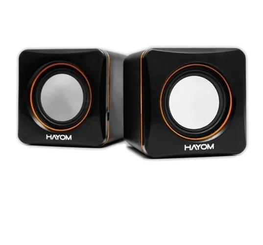 Caixinha de Som Para PC/Notebook Usb Hayom  (Promoção !!! Atacado e Varejo Jk Eletronicos)