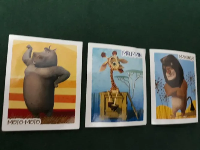 Figurinhas Madagascar 2