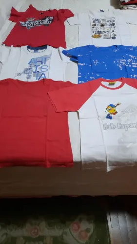 Camisetas seminovas. Tam 10. 12,00 cada