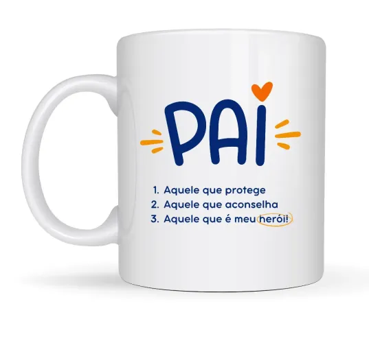 Caneca personalizada dia dos Pais