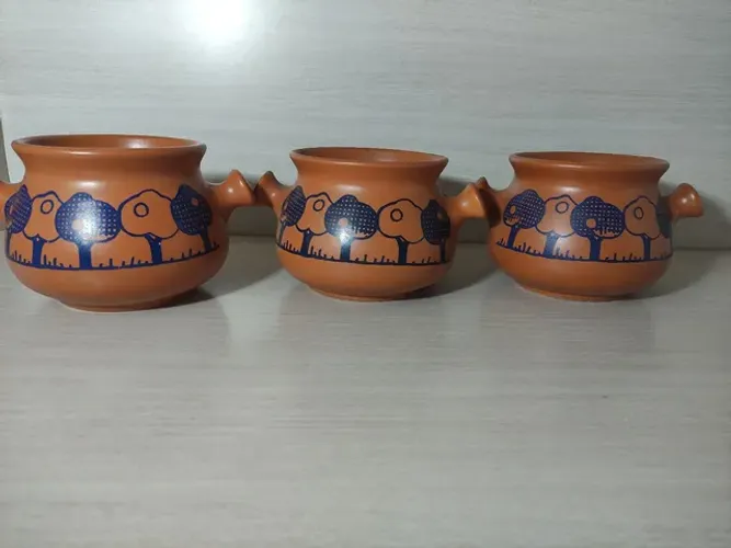 Conjunto vintage de cerâmica