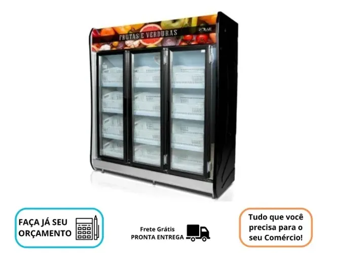 Refrigerador 3 Portas P/ Verduras