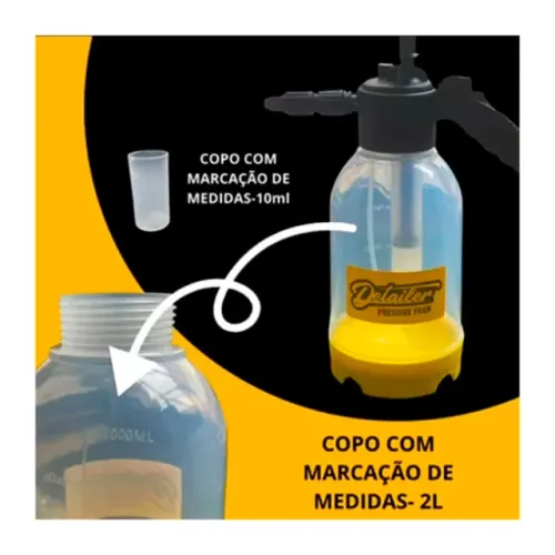 Snow Foam Manual Pulverizador Espuma Detailer