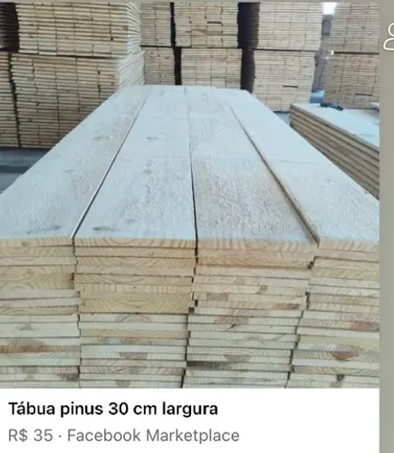 Madeira de pinus, escoramento etc