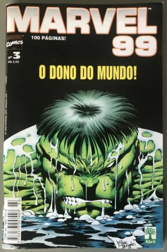 Marvel 99 nº3 (1999) - Hulk e Deadpool - Ed. Abril