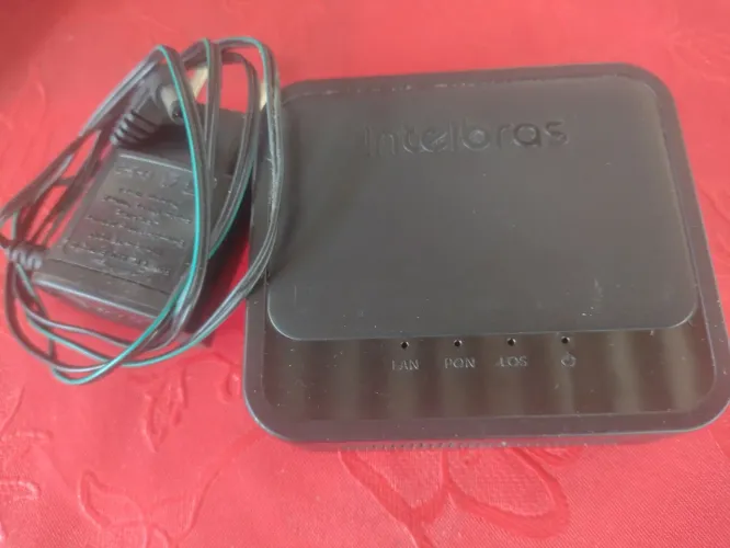 Modem Intelbras - fibra óptica - novo
