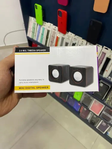 Mini digital speaker 2.0 | NOVO LACRADO | LOJA FÍSICA