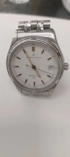 Relógio marca Eterna Matic Kontike 60 aço  automático novo