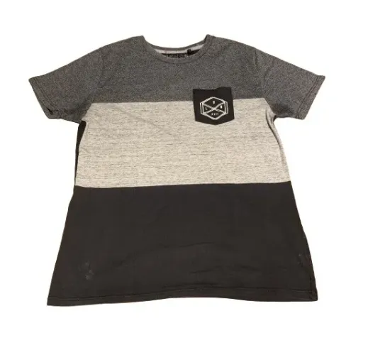 Camiseta Connor Original Importada Cinza Com Bolso Masculina Manga Curta - Tamanho M