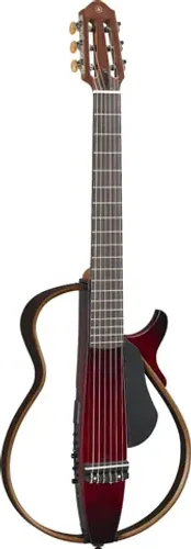 Violão Elétrico Nylon Yamaha Silent Slg200N crb Crimson Red Burst