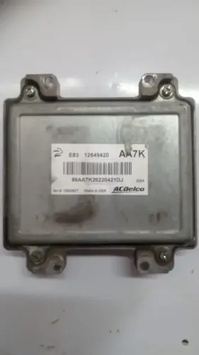 Módulo Injeção Gm Cruze Sonic Autom 12649420