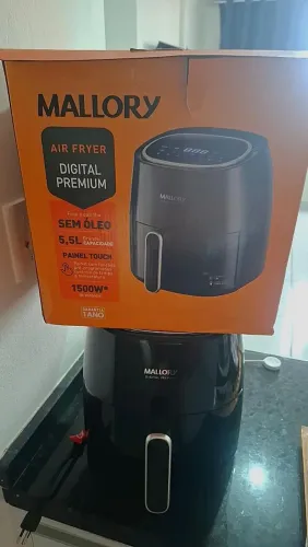 Air fryr digital nova pouco tempo de uso
