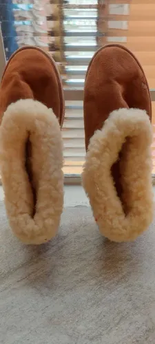 Sapato de lã de carneiro Quentinho e impermeável