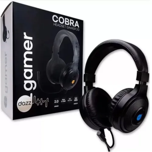 Headset Gamer Cobra Dazz - Áudio Imersivo