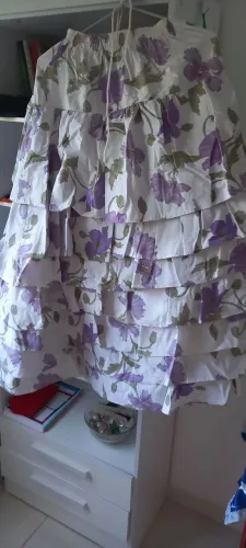 Saia Rodada Floral (umbanda) * PRA SAIR HOJE *