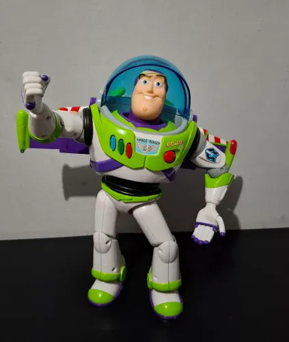 Boneco Buzz Lightyear Toy Story original thinkways toys