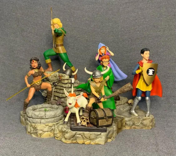 Iron Studios Dungeons and Dragons BDS Art Scale 1/10 Caverna do Dragão Diorama