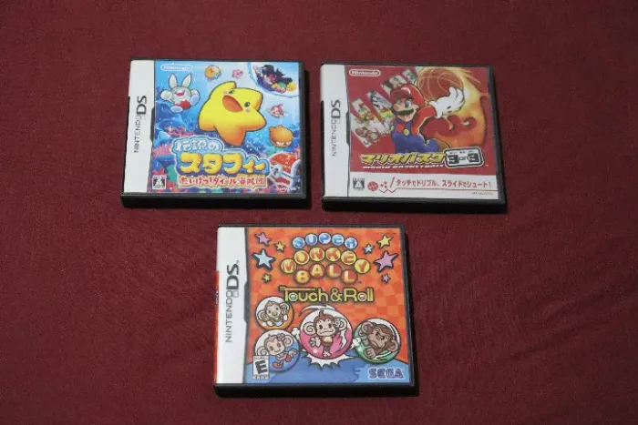 Lote de Jogo - Nintendo DS - The Legendary Starfy, Mario Hoops, Super Monkey Ball