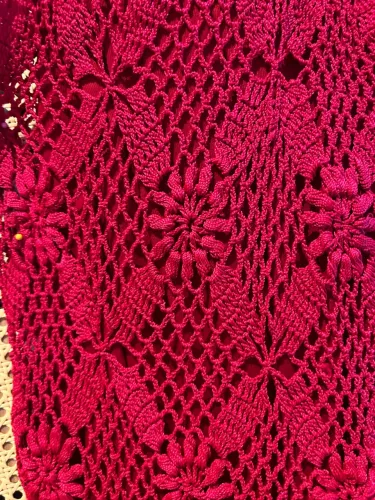 Vestido de crochê
